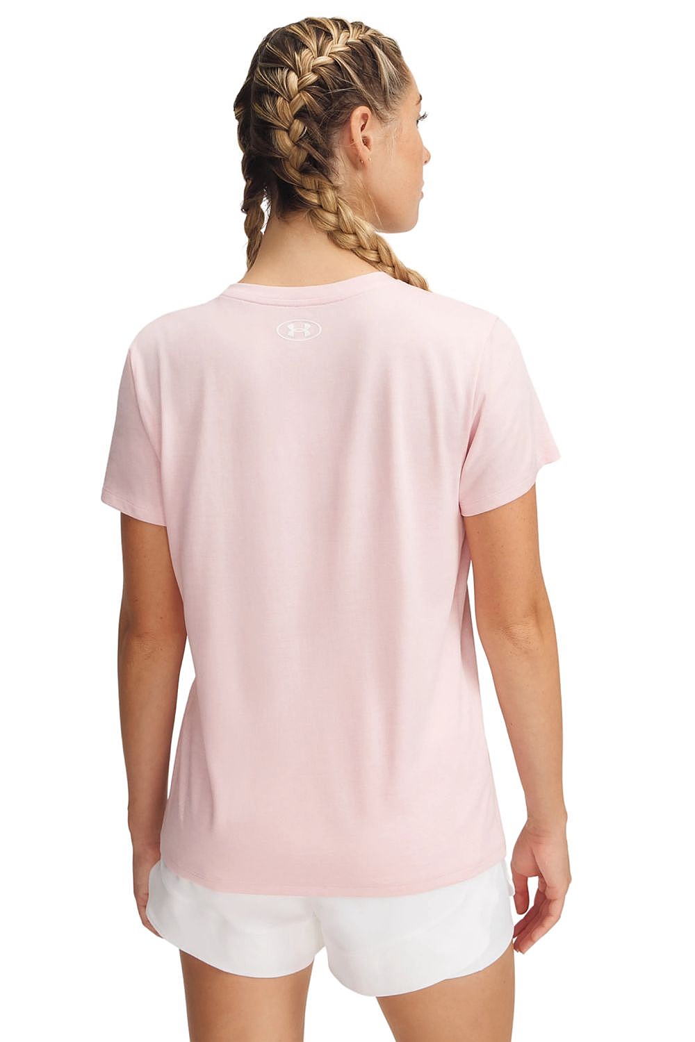 tričko Under Armour Tech SSV Twist - Prime Pink/White - women´s