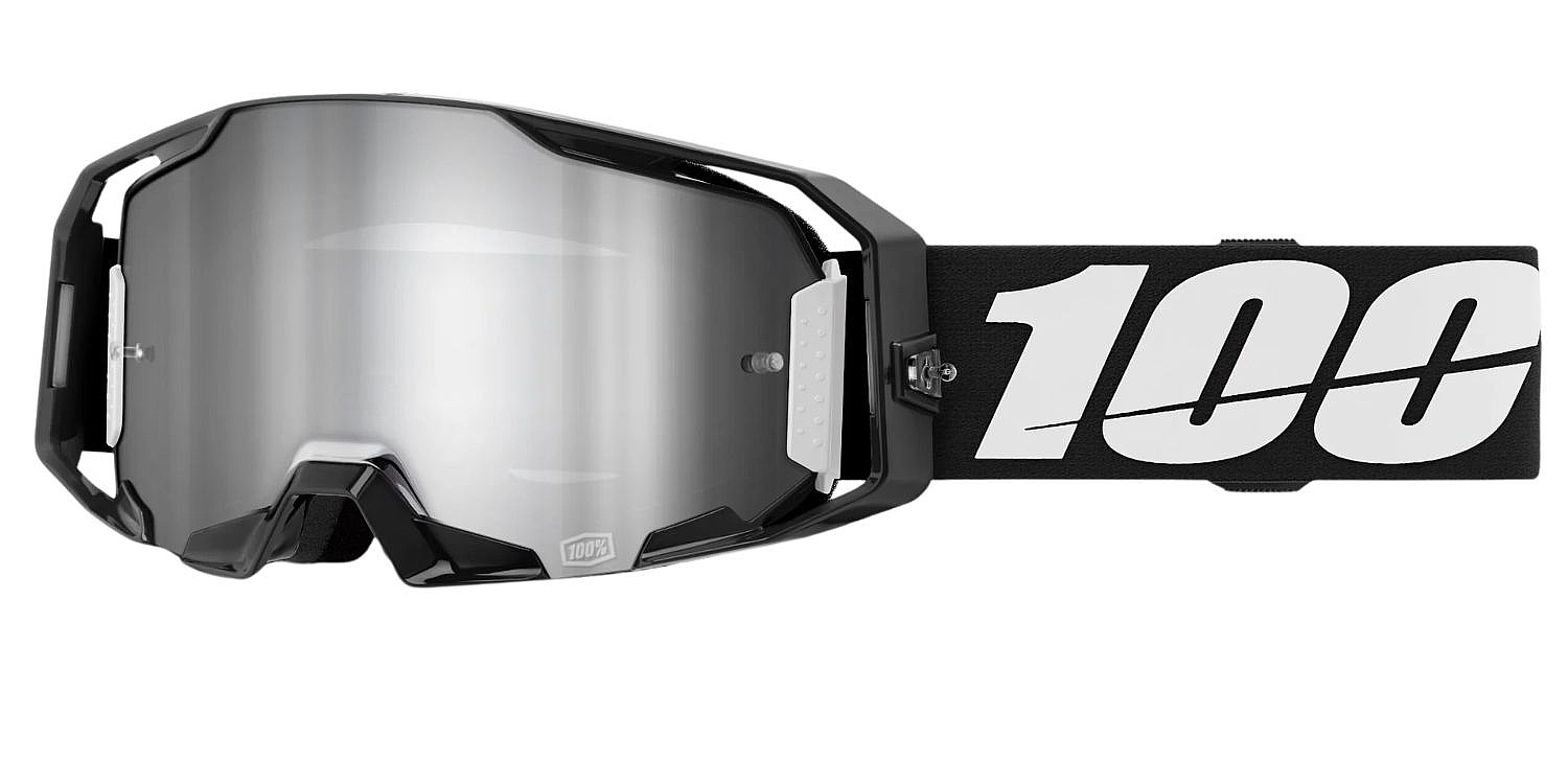 des lunettes 100% Armatic - Black/Clear