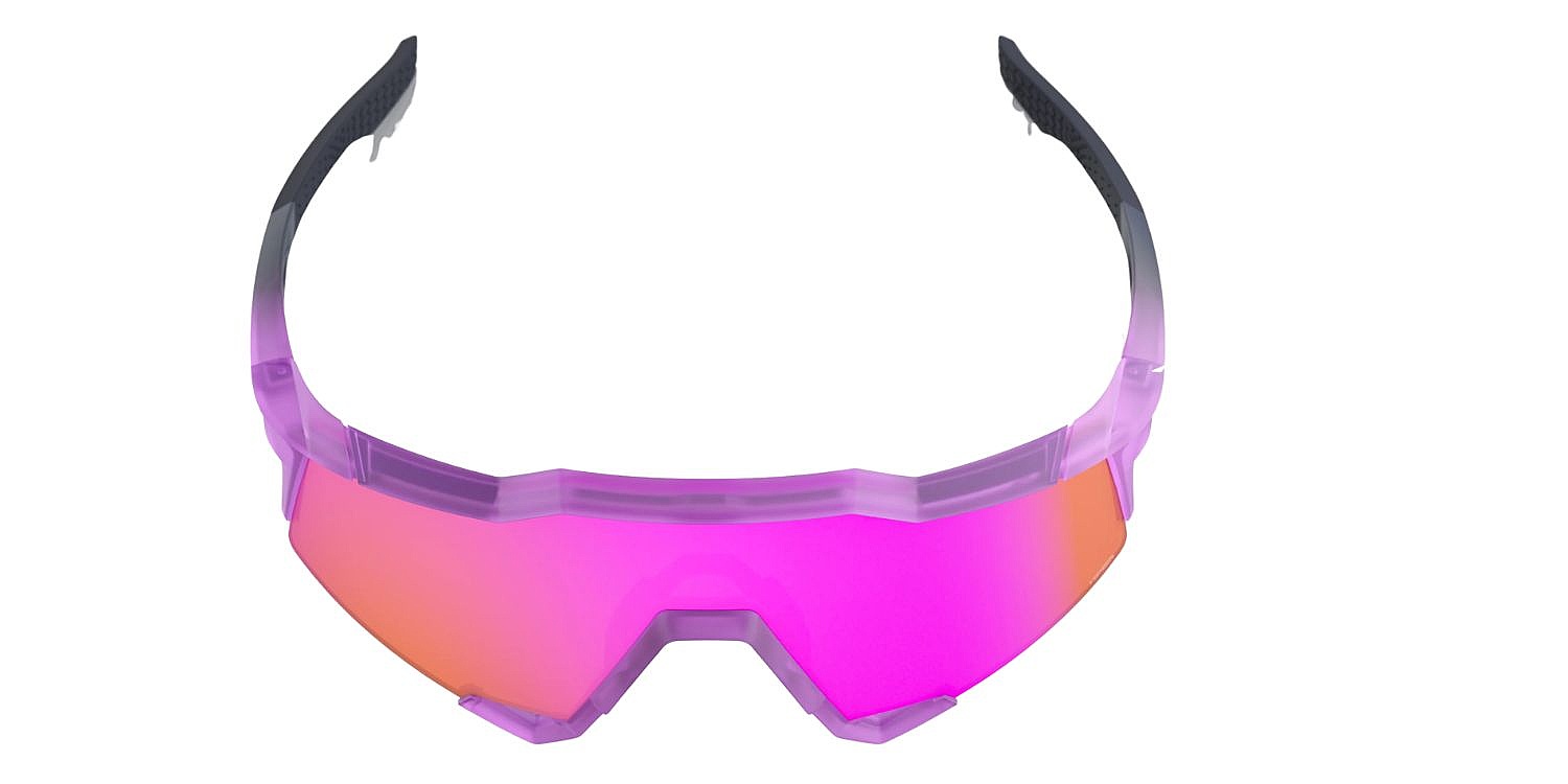 glasses 100% Speedcraft - Toyoko/HiPER Vital Pink Mirror