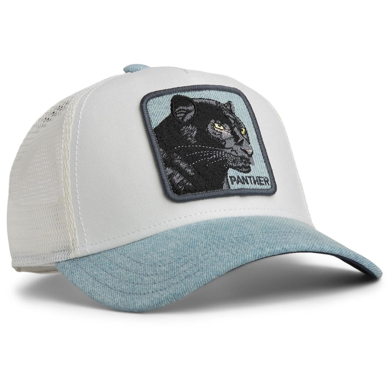 czapka z daszkiem Goorin Bros. Denim Panther Trucker - Light Denim