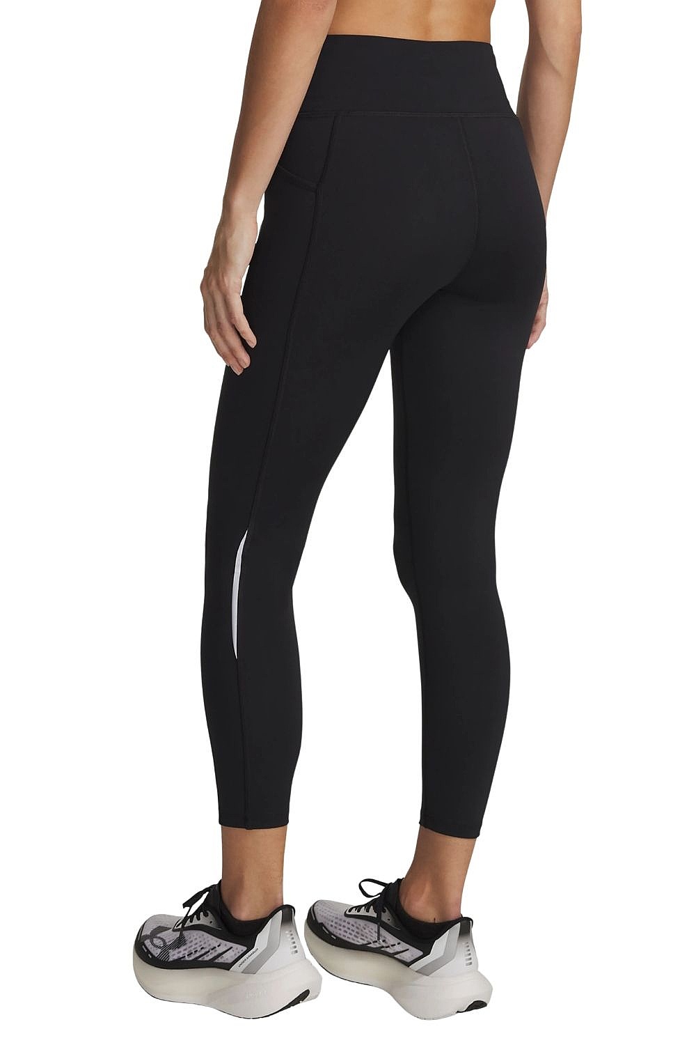 legíny Under Armour Velociti Ankle - Black/Reflective