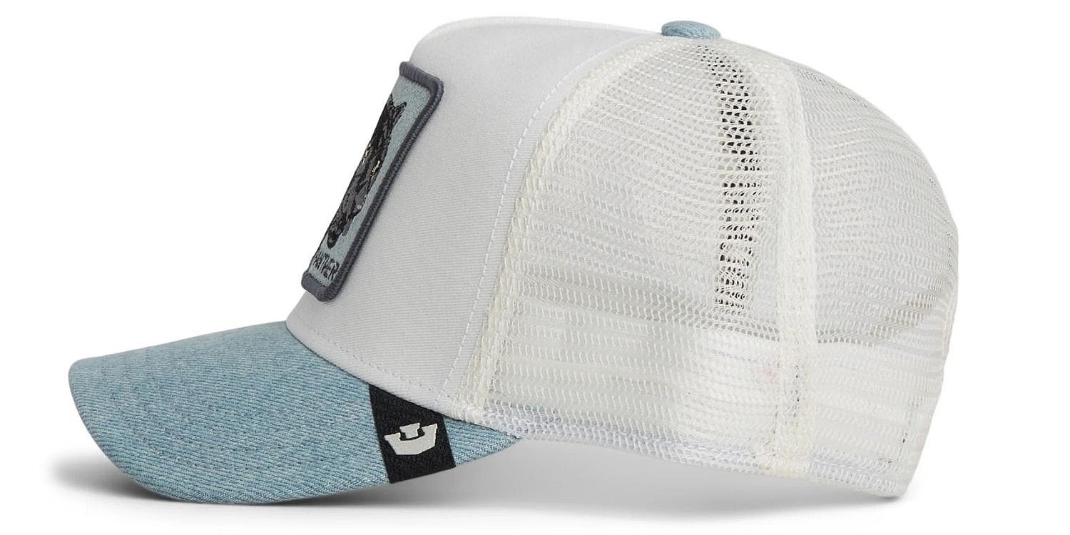 czapka z daszkiem Goorin Bros. Denim Panther Trucker - Light Denim