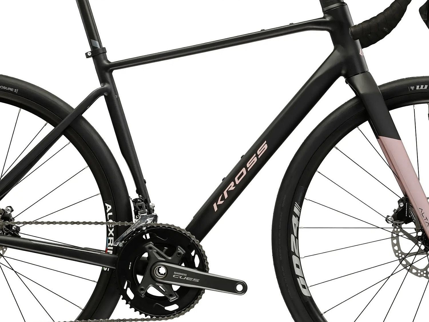 bicycle Kross Alta 2.0 28" - Black/Pink/Matt