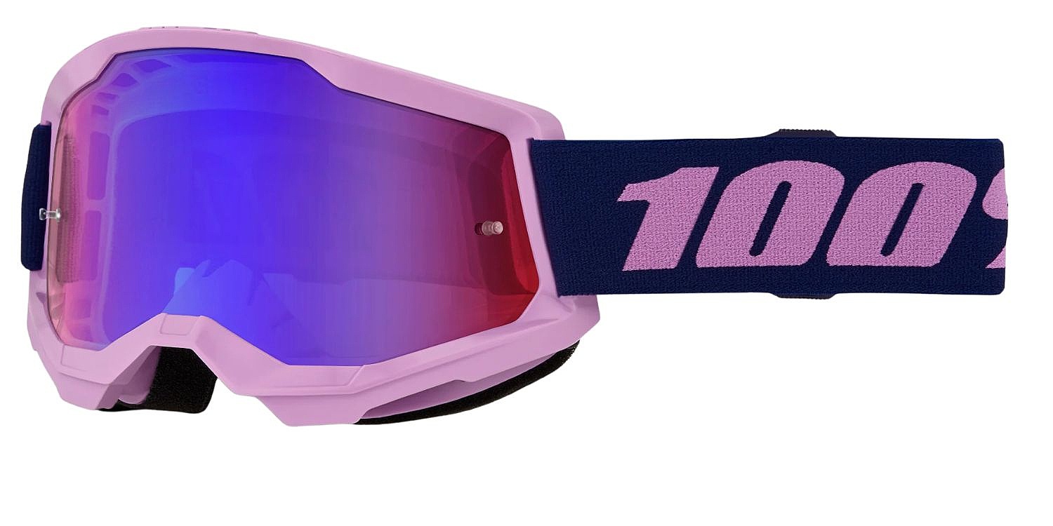 des lunettes 100% Strata 2 - Purple/Clear