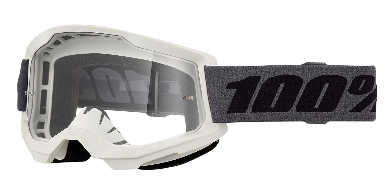 des lunettes 100% Strata 2 - Grey/Clear