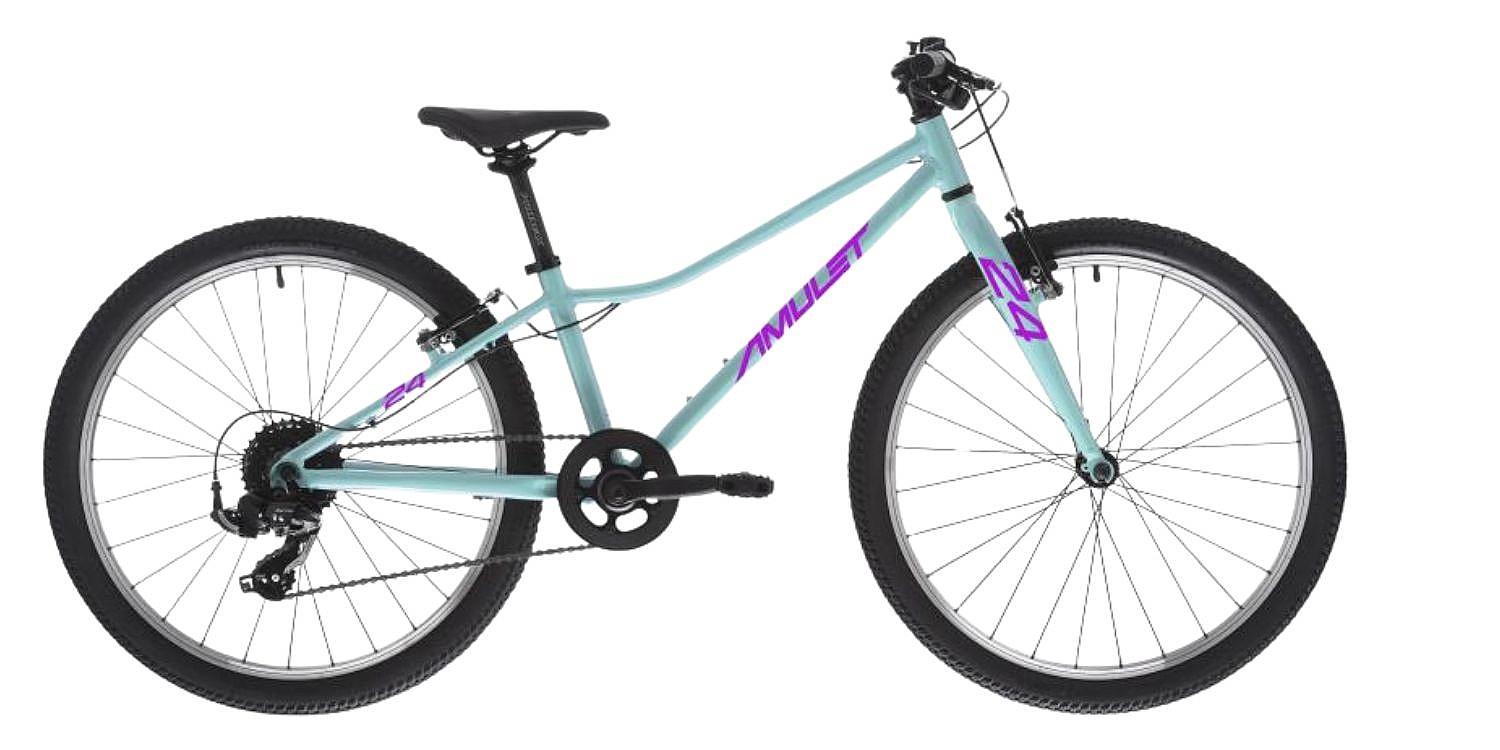 bicycle Amulet Fun 24" - Celeste Blue/Purple - unisex junior