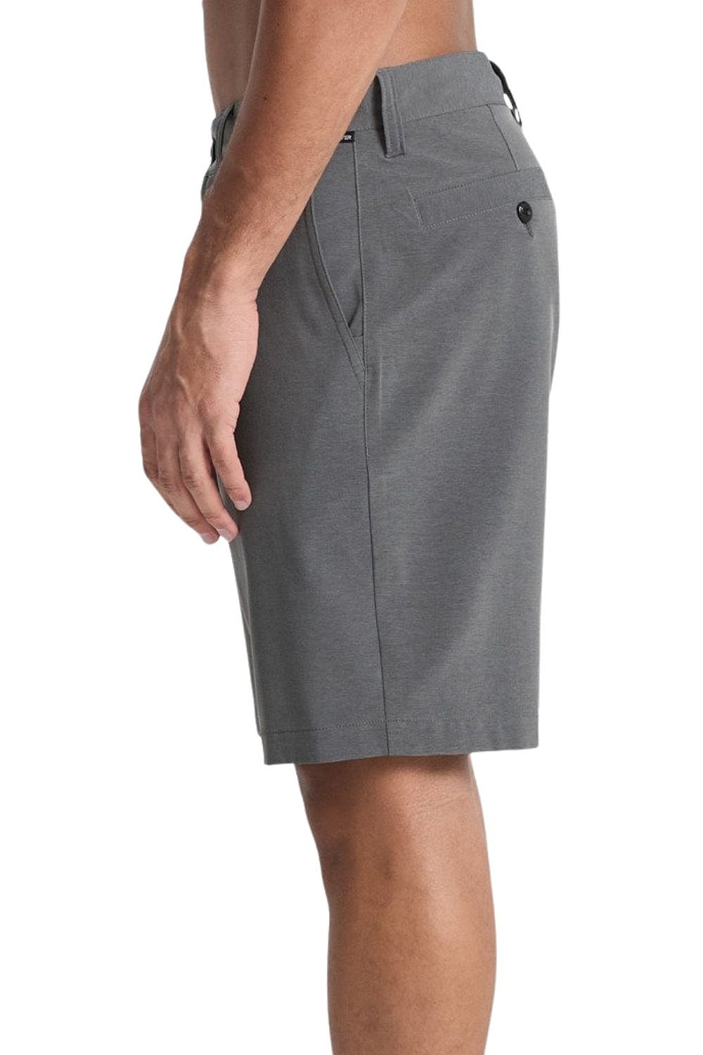 short Quiksilver Union Heather Amphibian 19 - KVJH/Black Heather - men´s