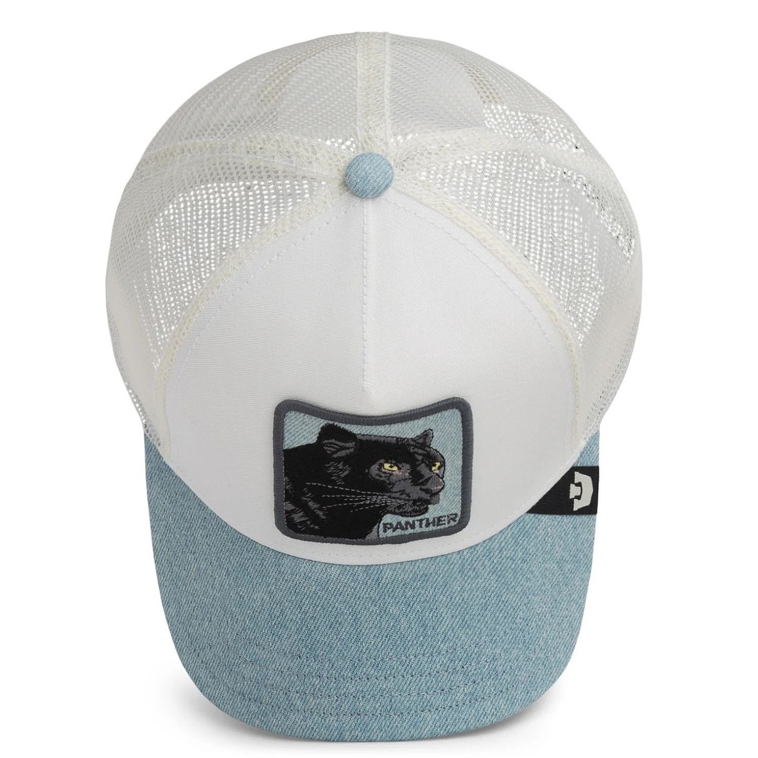 czapka z daszkiem Goorin Bros. Denim Panther Trucker - Light Denim