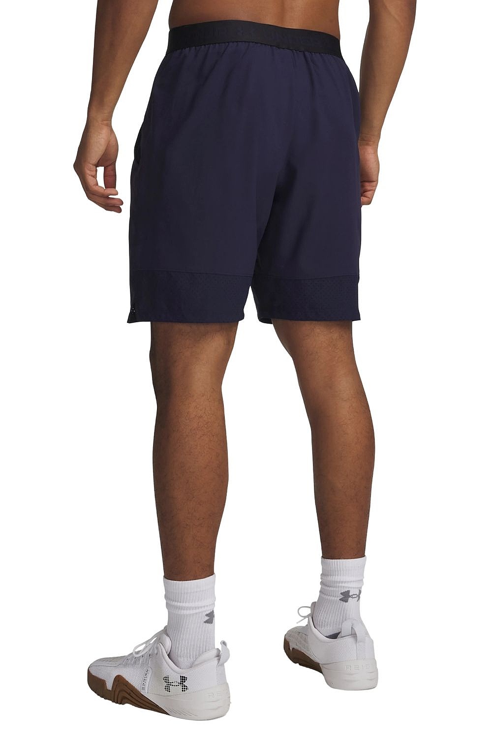 shorts Under Armour Vanish Woven 8in - Midnight Navy/White - men´s