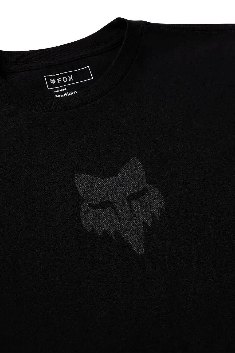 T-Shirt Fox Head 195 Original - Black/Black - men´s