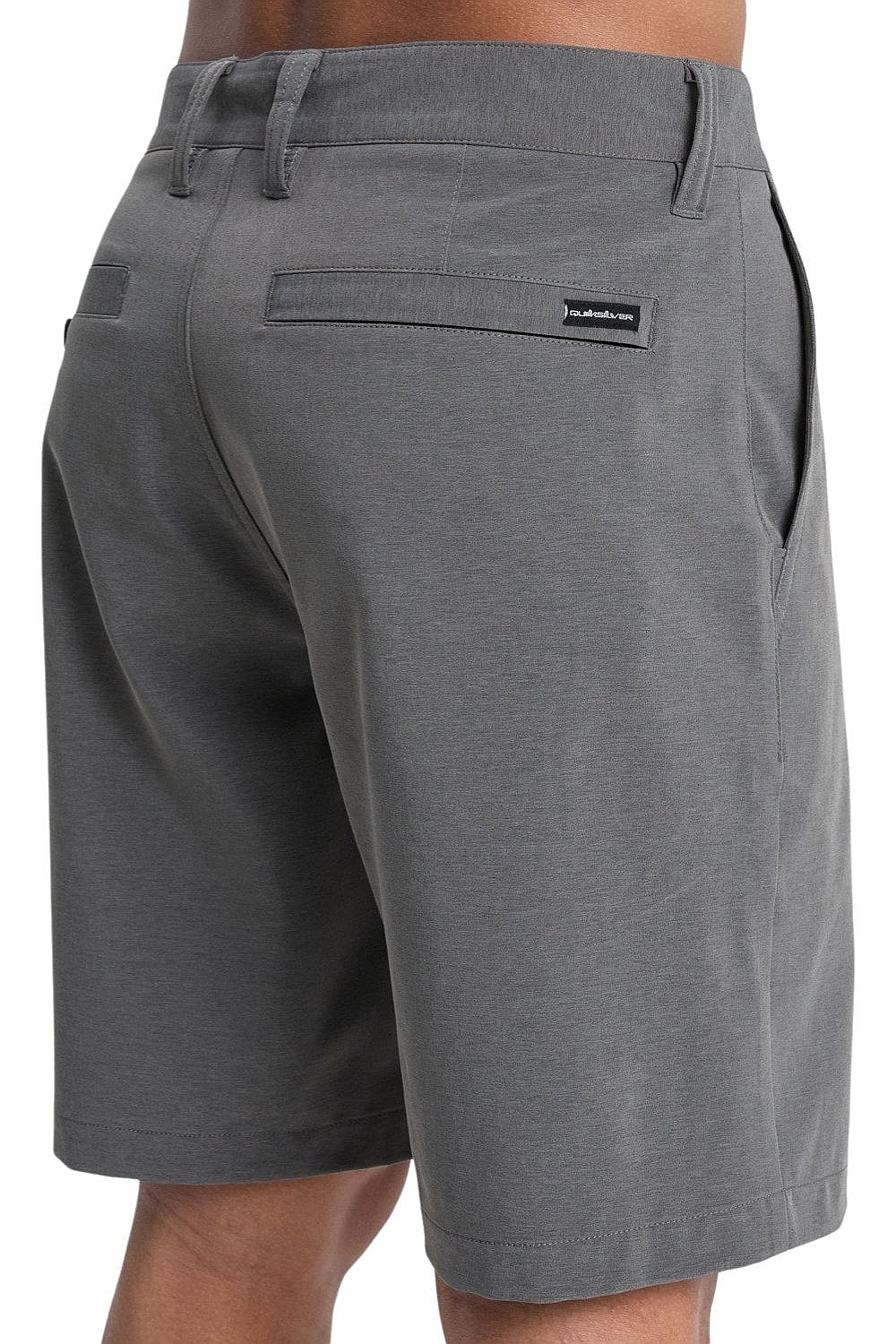 short Quiksilver Union Heather Amphibian 19 - KVJH/Black Heather - men´s