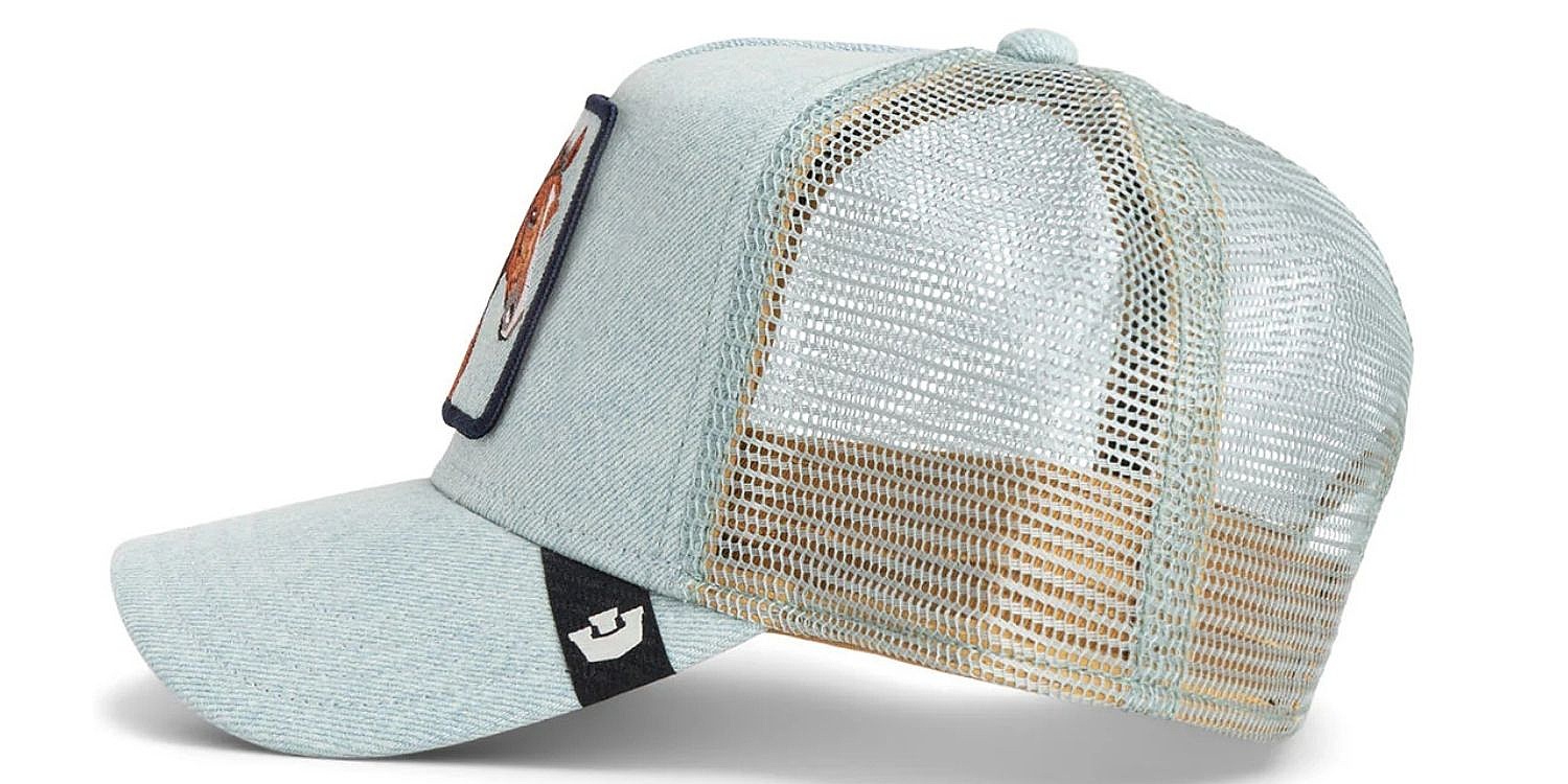czapka z daszkiem Goorin Bros. Denim Gaucho Trucker - Light Denim