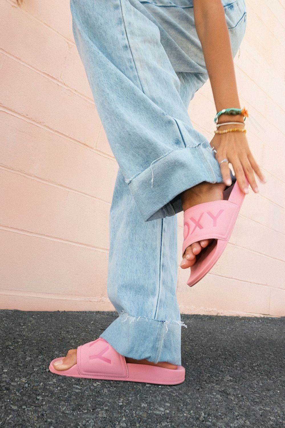 jeans Roxy Coco Low Sunbleached - BFB0/Sunbleached - women´s