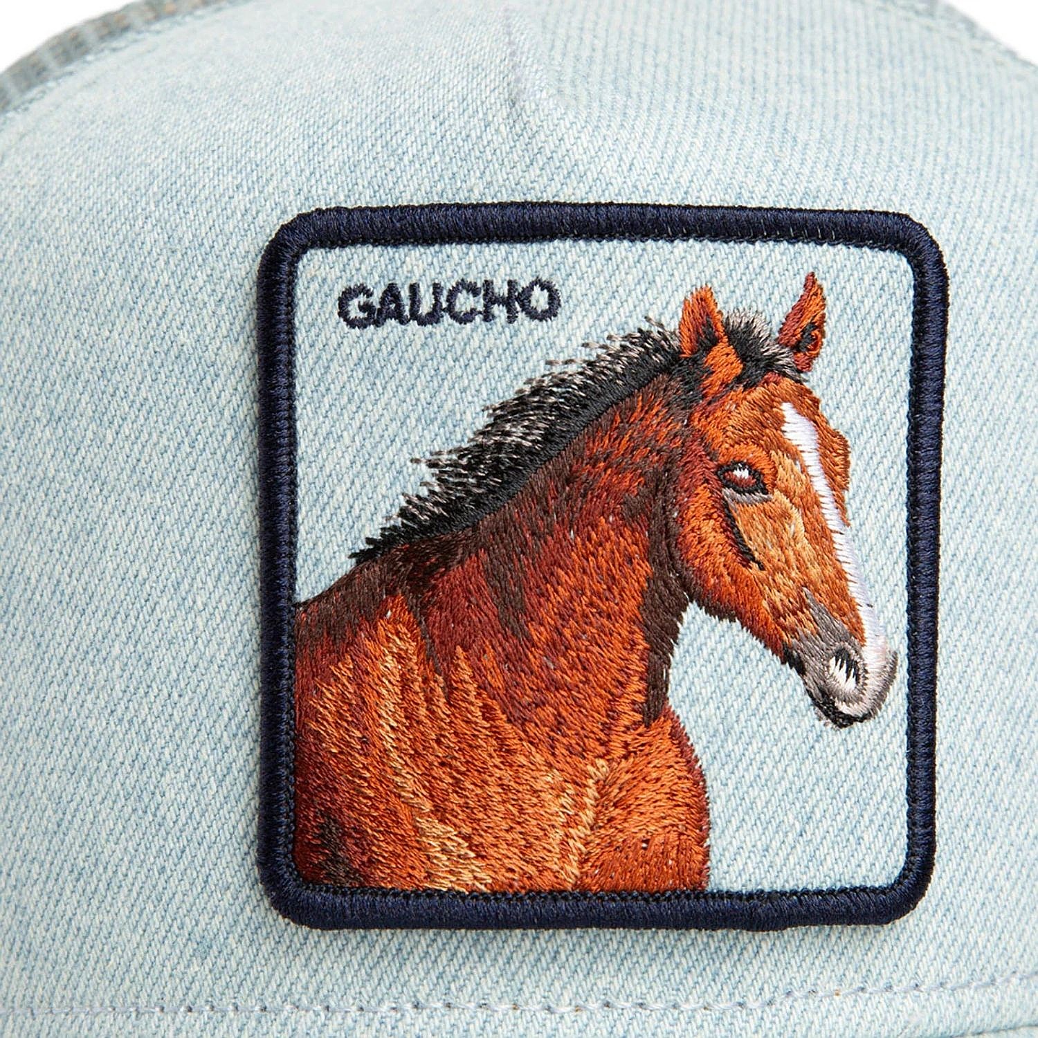 czapka z daszkiem Goorin Bros. Denim Gaucho Trucker - Light Denim