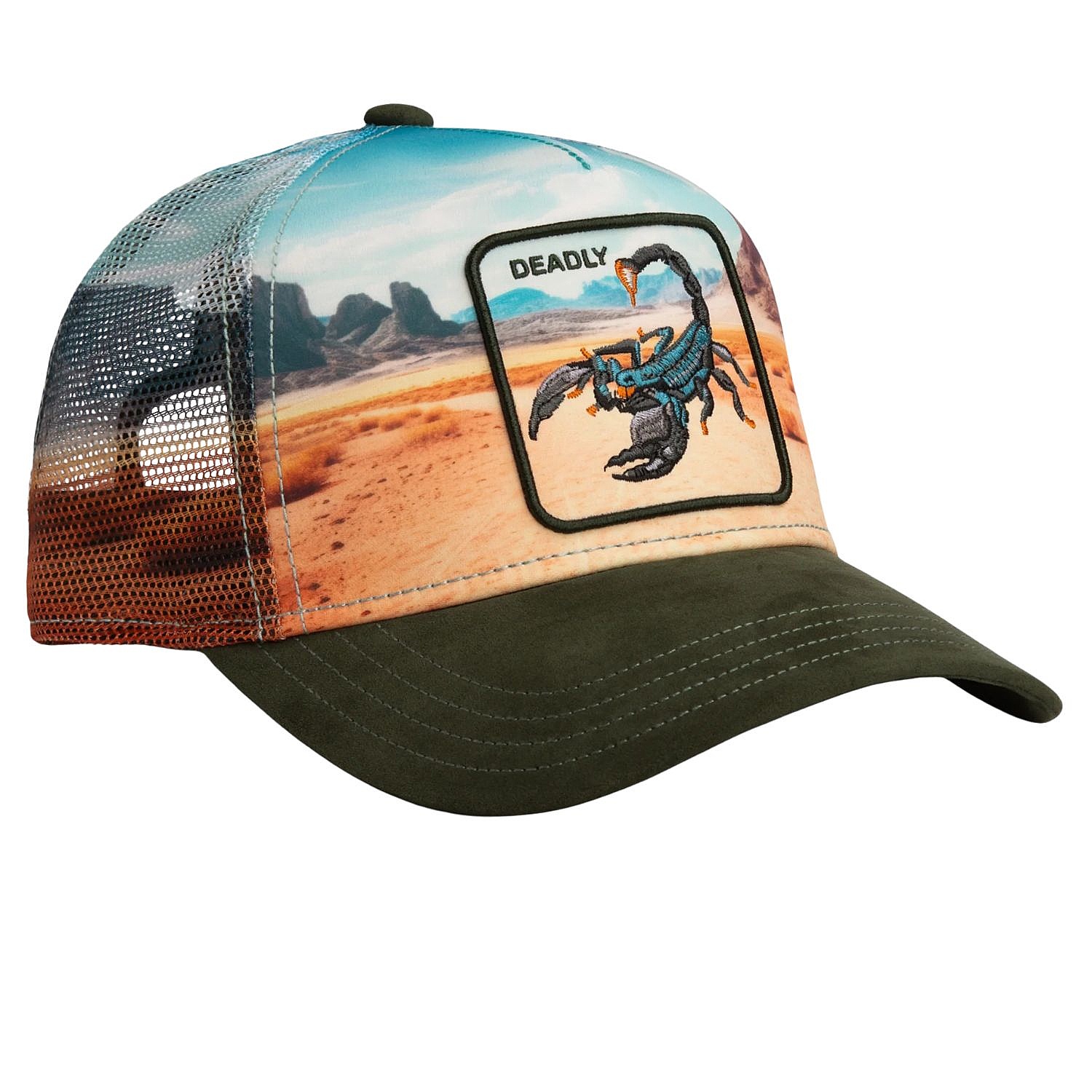 czapka z daszkiem Goorin Bros. Scorpion In The Element Trucker - Palm