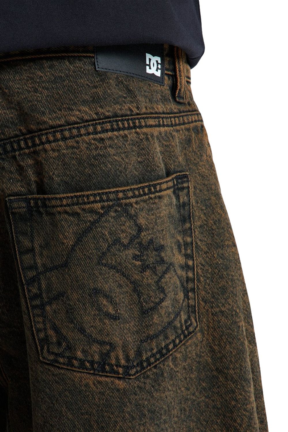 spodenki DC Baggy Denim - GKH0/Golden Olive - men´s