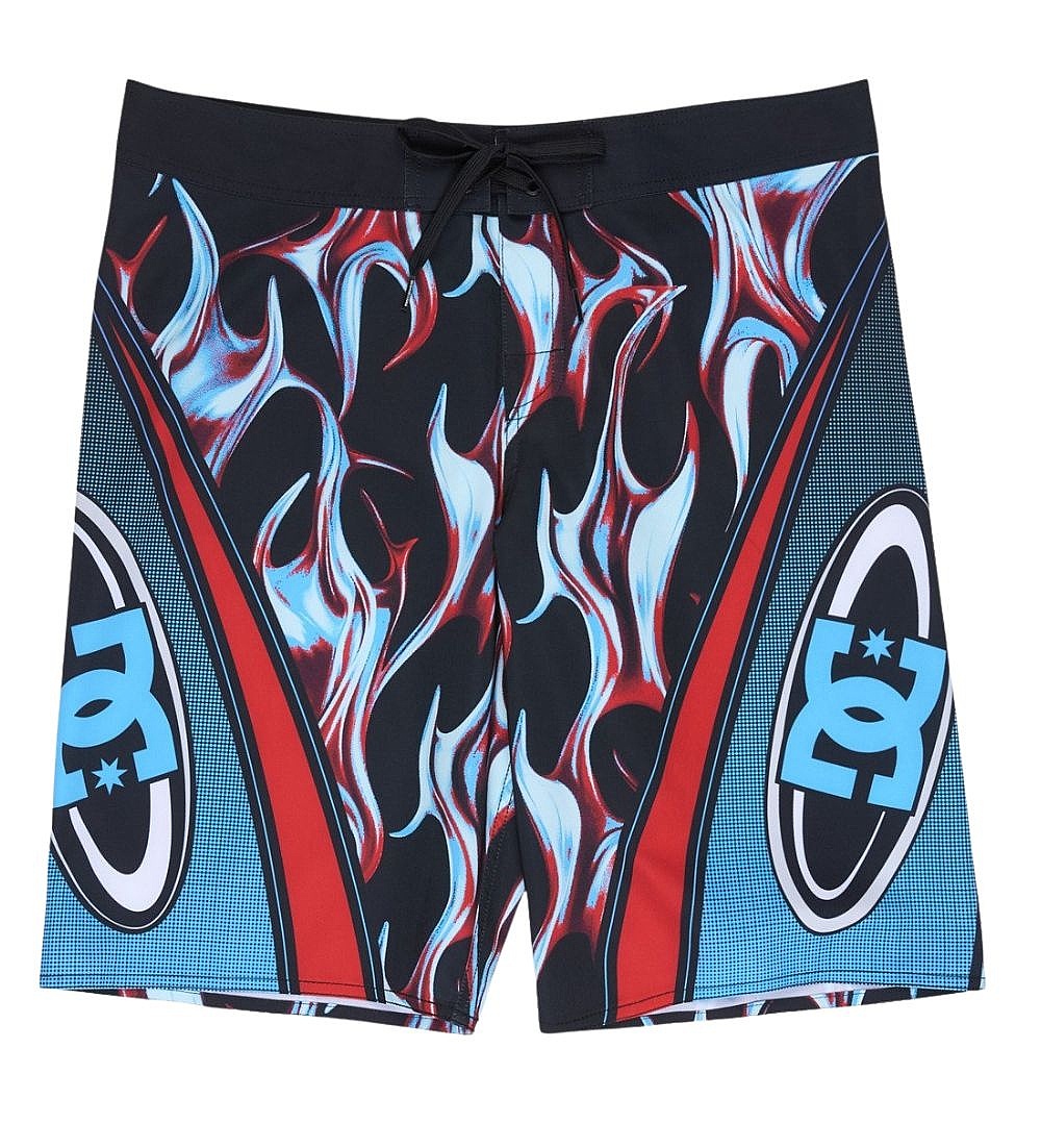 koupací šortky DC Sylem 21 - KVJ2/Liquid Fuego Black