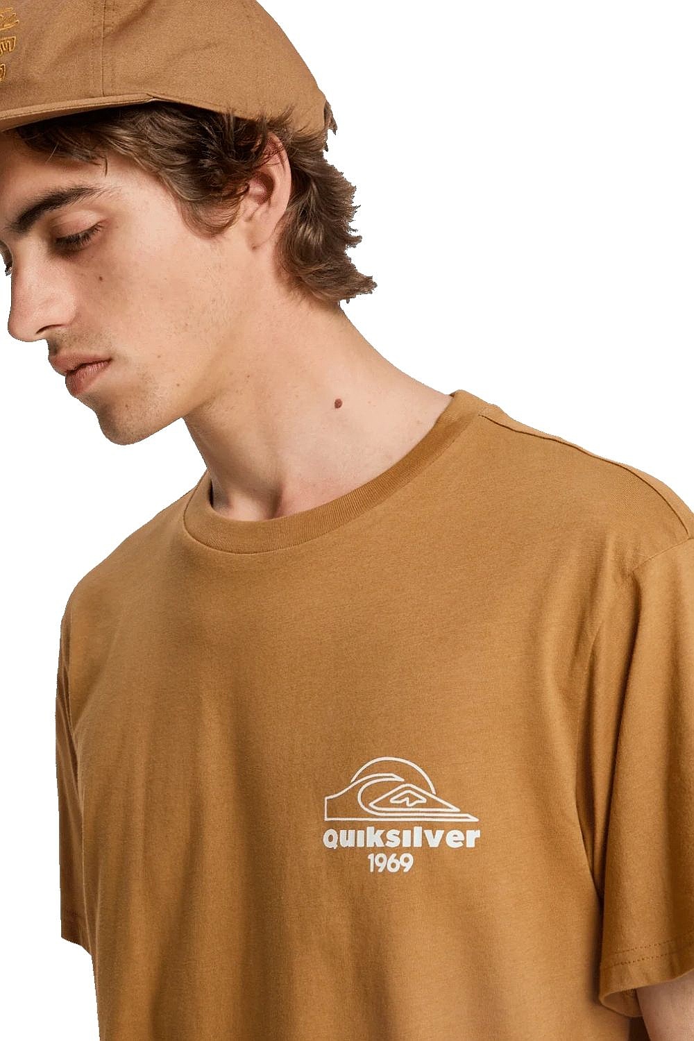 T-Shirt Quiksilver Bliss Point - CMK0/Tobacco Brown - men´s