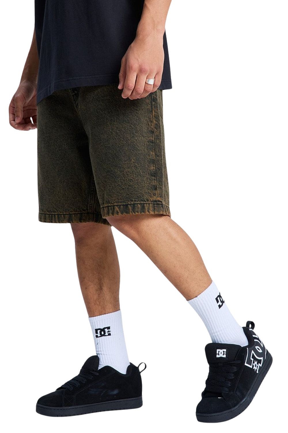 spodenki DC Baggy Denim - GKH0/Golden Olive - men´s