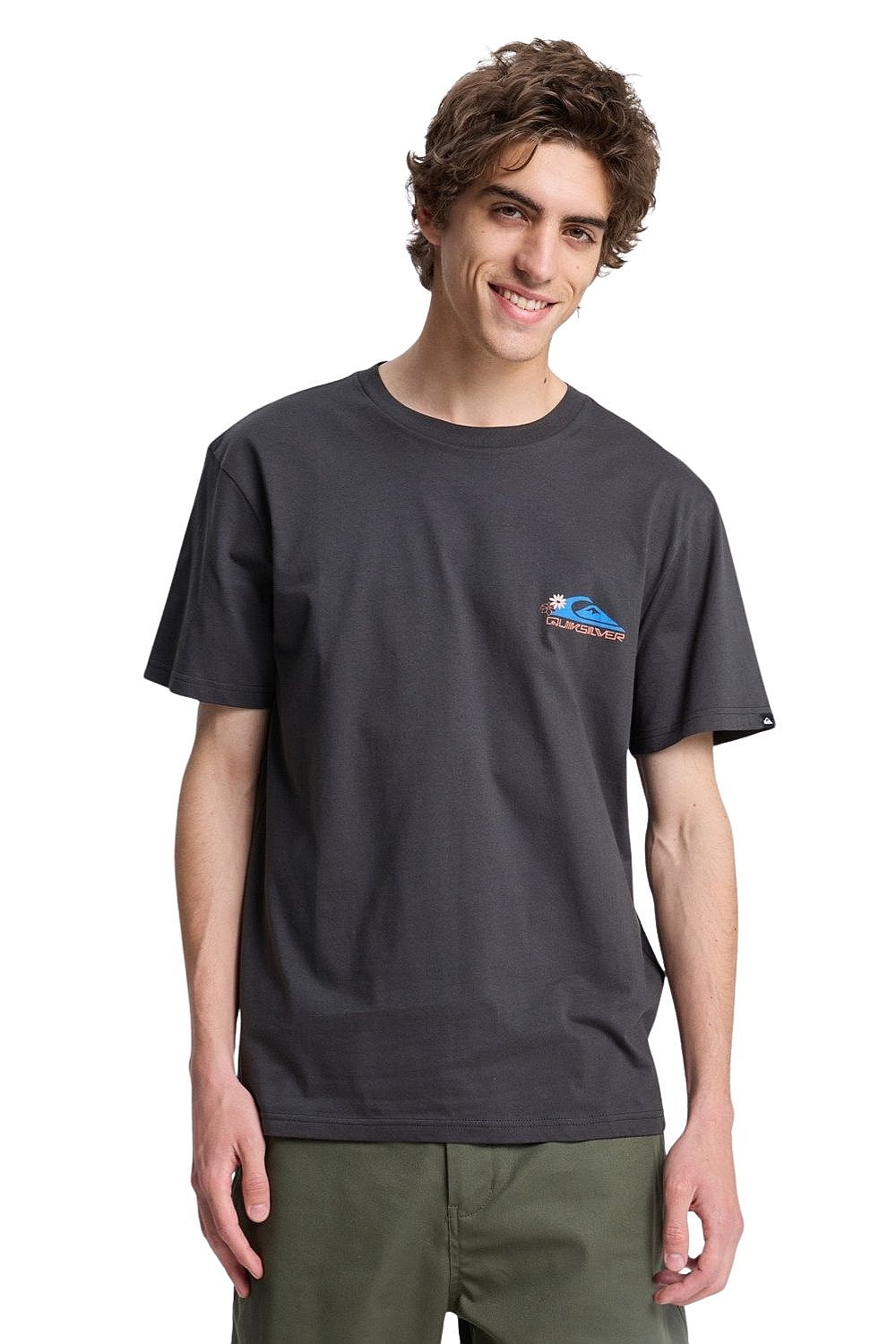T-shirt Quiksilver Ev Barrel Paradise - KTA0/Tarmac - men´s