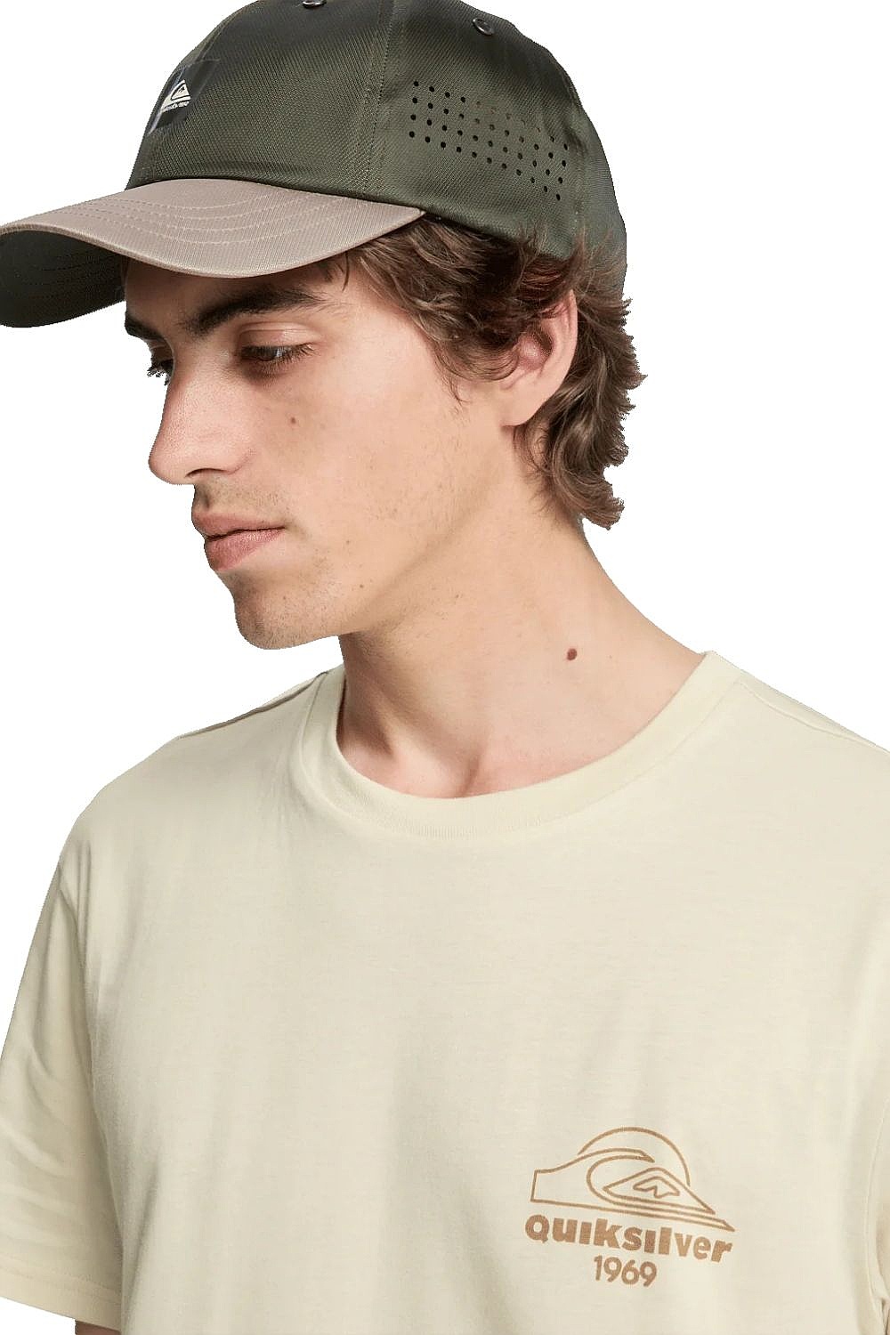 T-Shirt Quiksilver Bliss Point - WBS0/Bone White - men´s