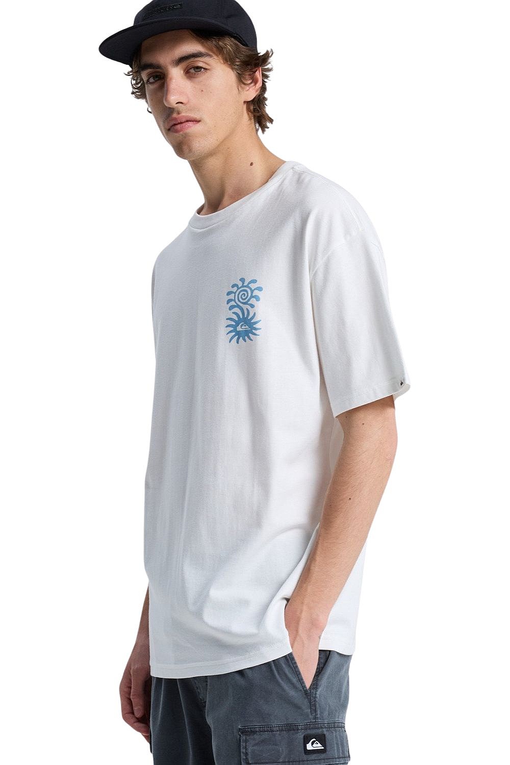 koszulka Quiksilver Evo Blossom Of Peace - WBK0/Snow White - men´s