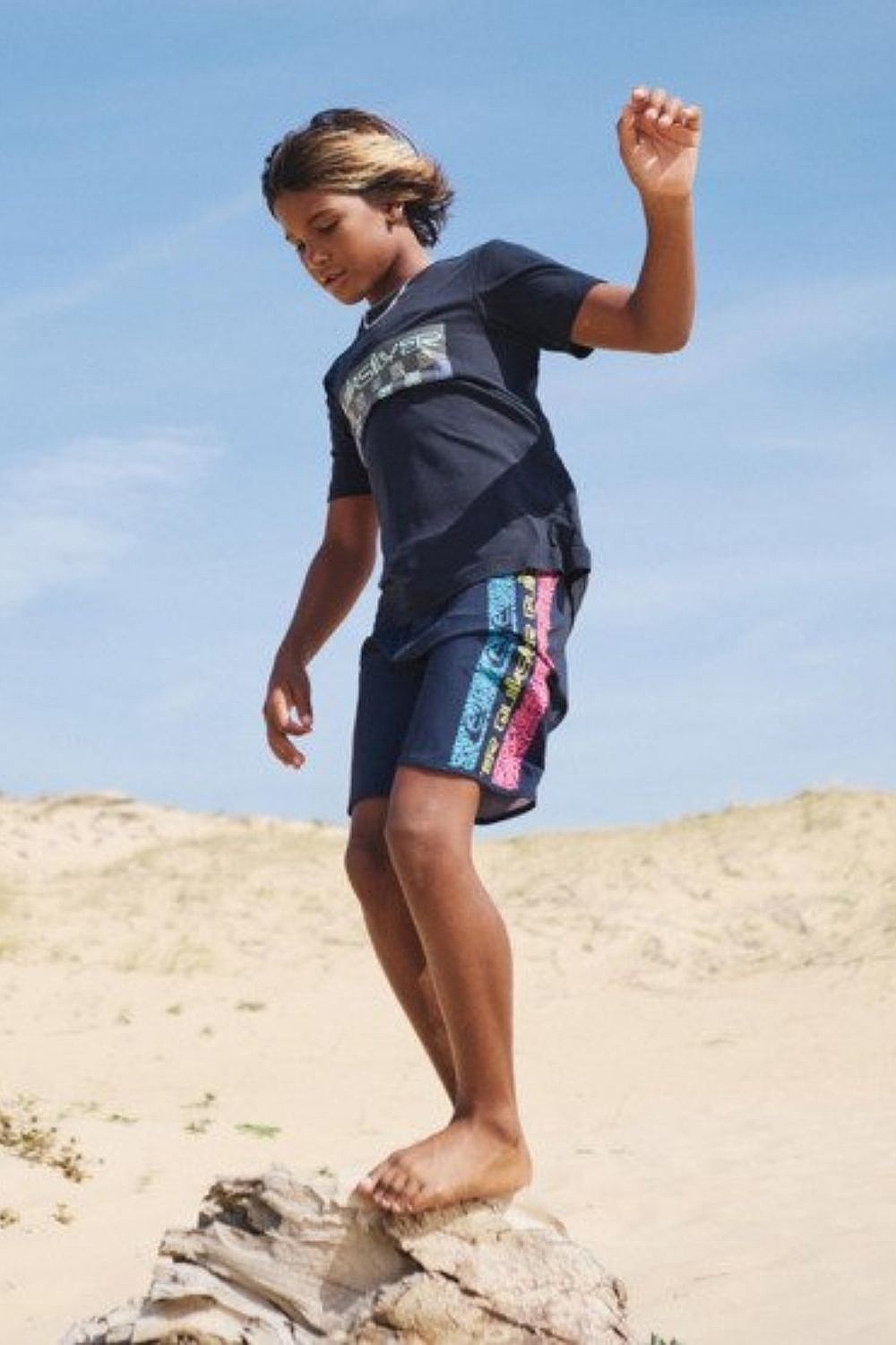 swimming shorts Quiksilver Surfsilk Next Gen 17 - KTP6/Dark Navy Next Gen Holmes - boy´s
