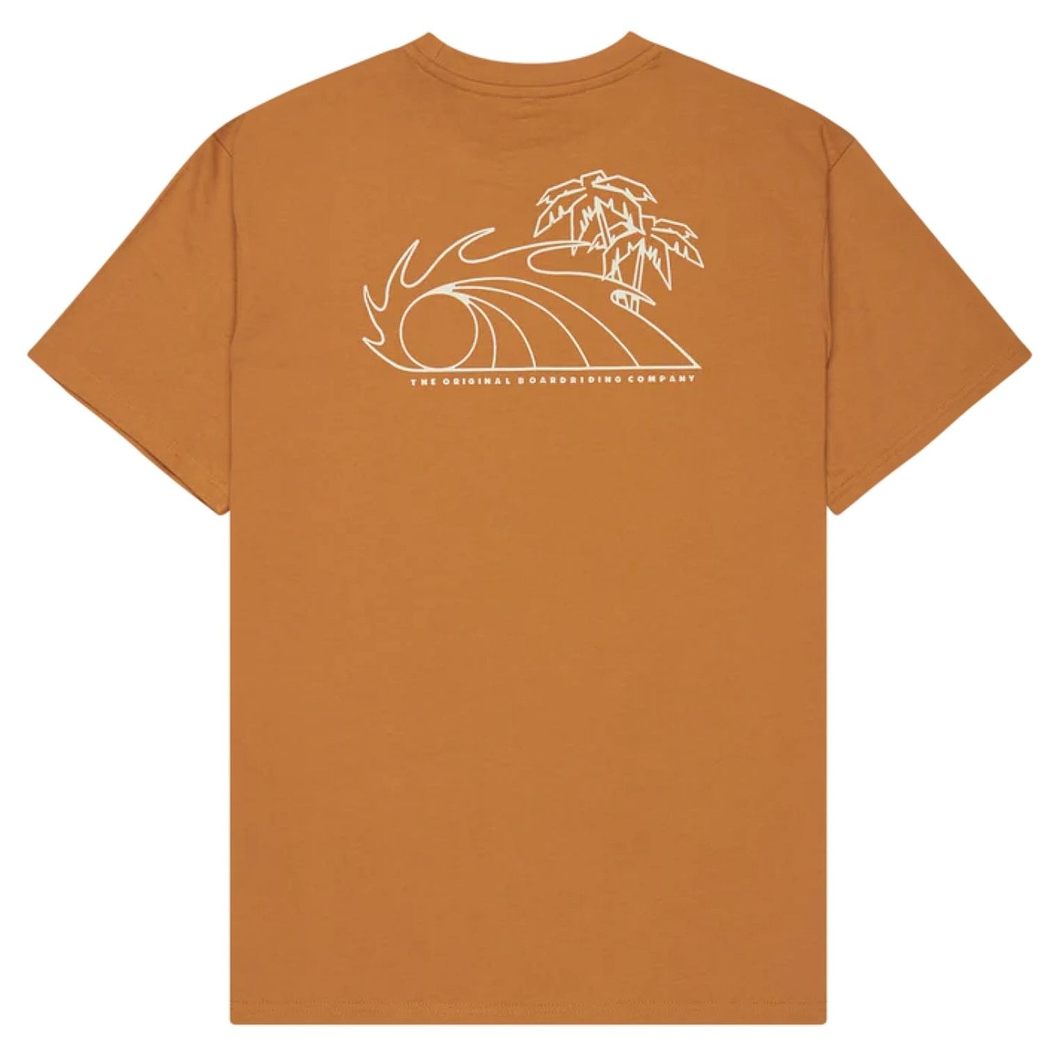 T-Shirt Quiksilver Bliss Point - CMK0/Tobacco Brown - men´s