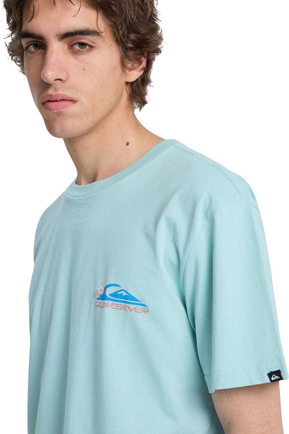 T-shirt Quiksilver Ev Barrel Paradise - BGA0/Blue Haze - men´s