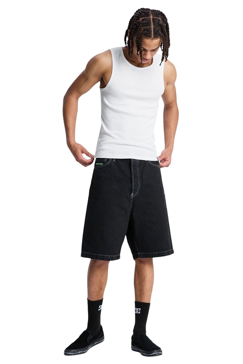 spodenki DC Baggy Denim - KVJW/Black Tint - men´s