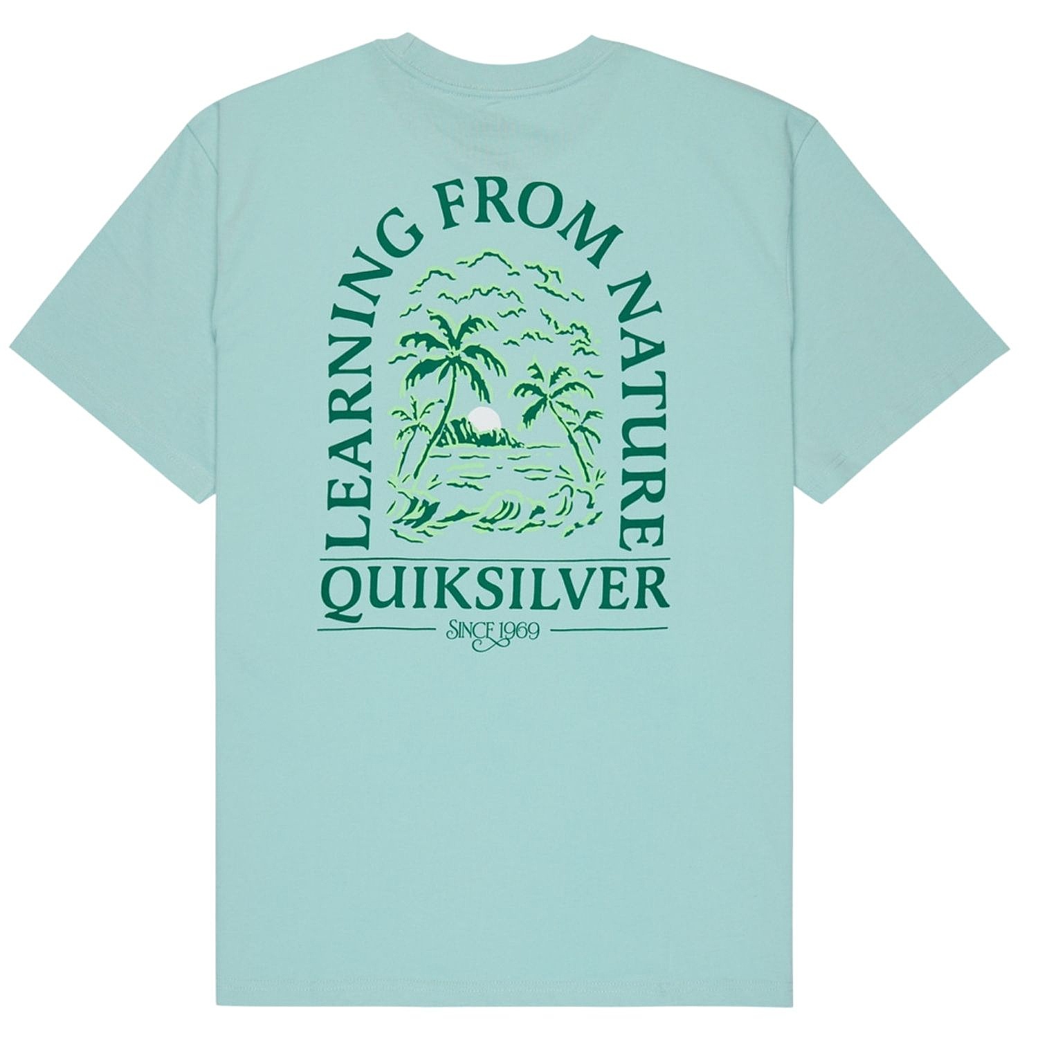koszulka Quiksilver Evo Learning From Nature - BGA0/Blue Haze - men´s