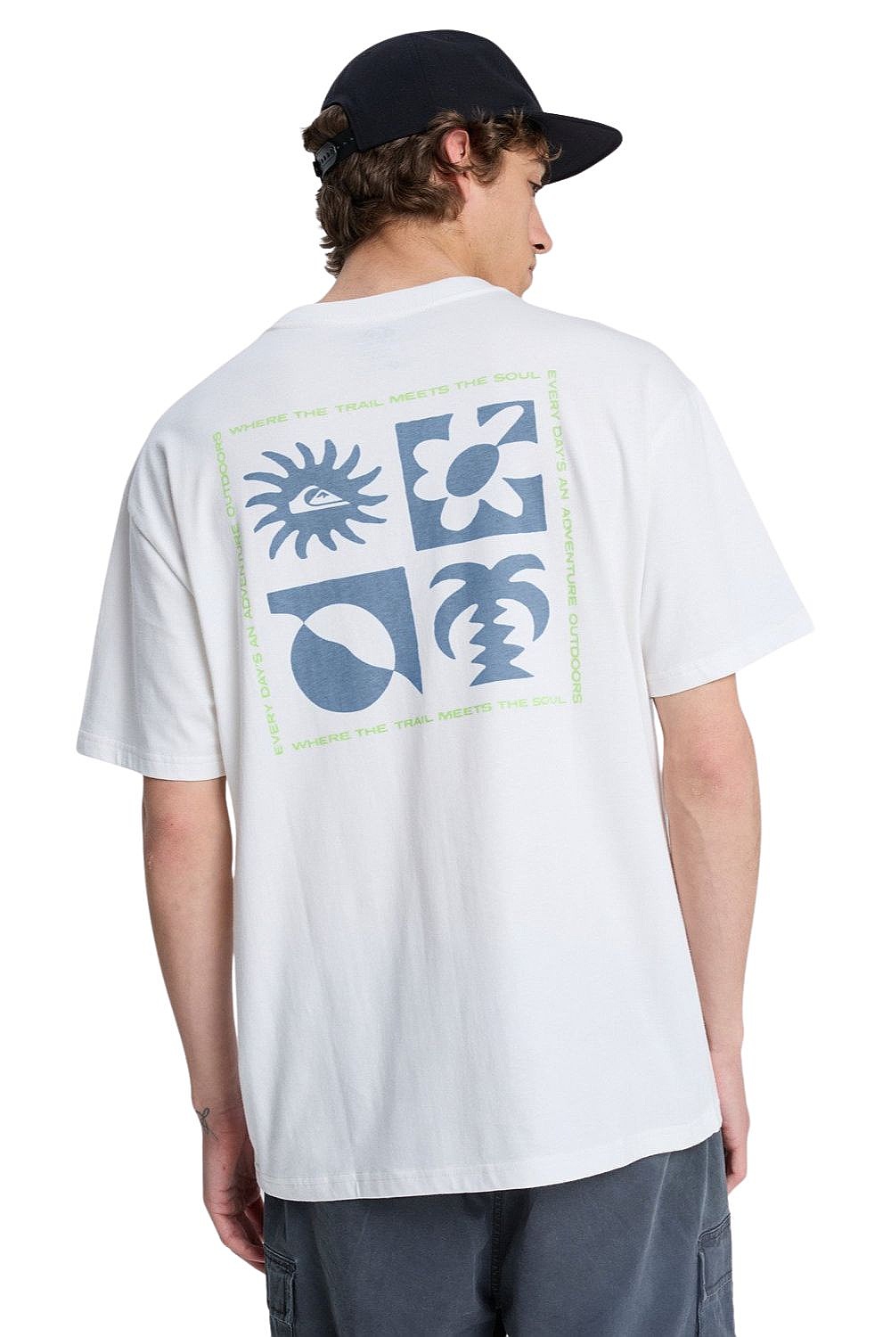 koszulka Quiksilver Evo Blossom Of Peace - WBK0/Snow White - men´s