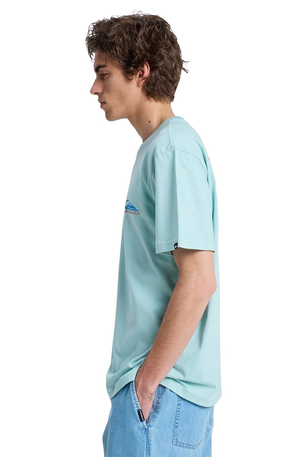 T-shirt Quiksilver Ev Barrel Paradise - BGA0/Blue Haze - men´s