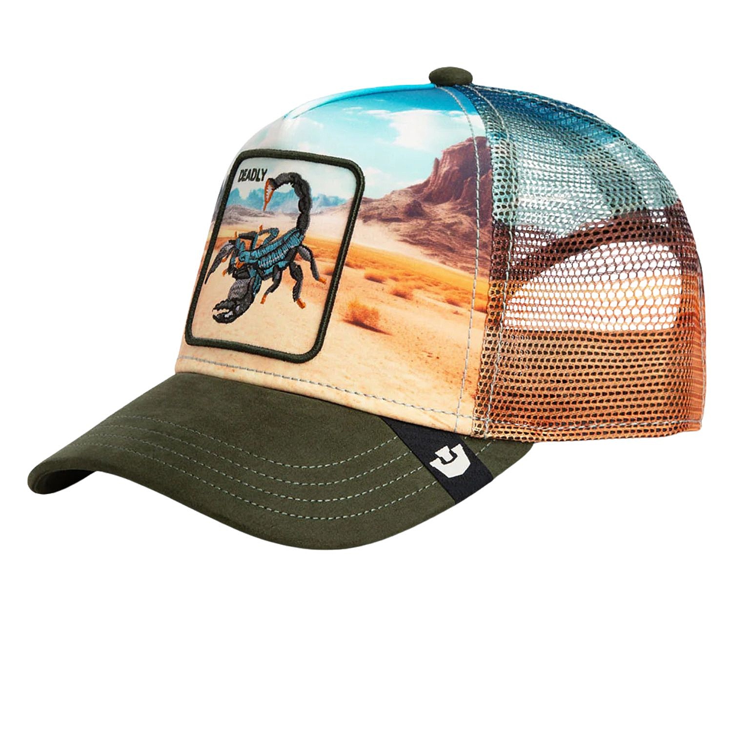 czapka z daszkiem Goorin Bros. Scorpion In The Element Trucker - Palm