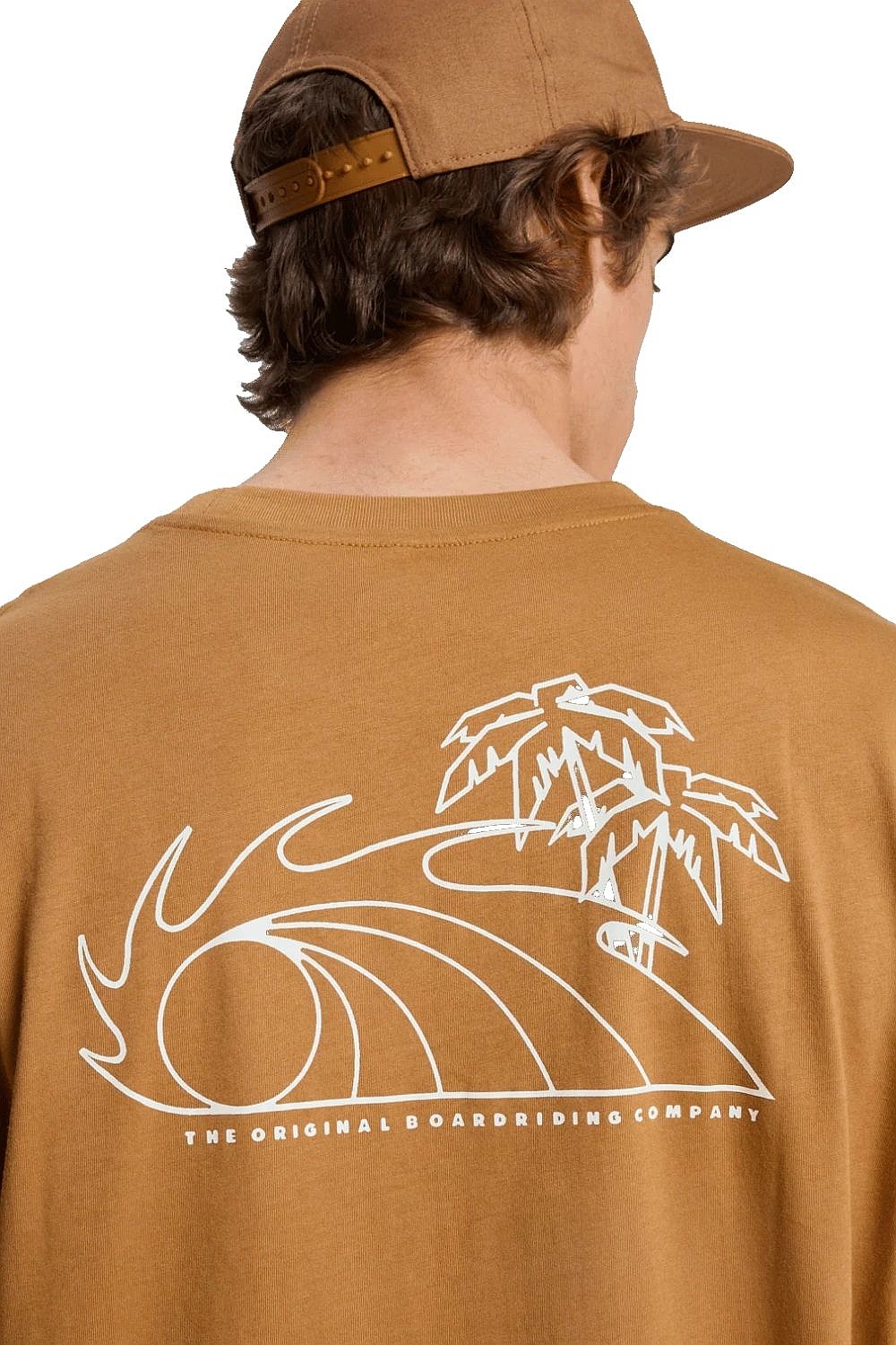 T-Shirt Quiksilver Bliss Point - CMK0/Tobacco Brown - men´s