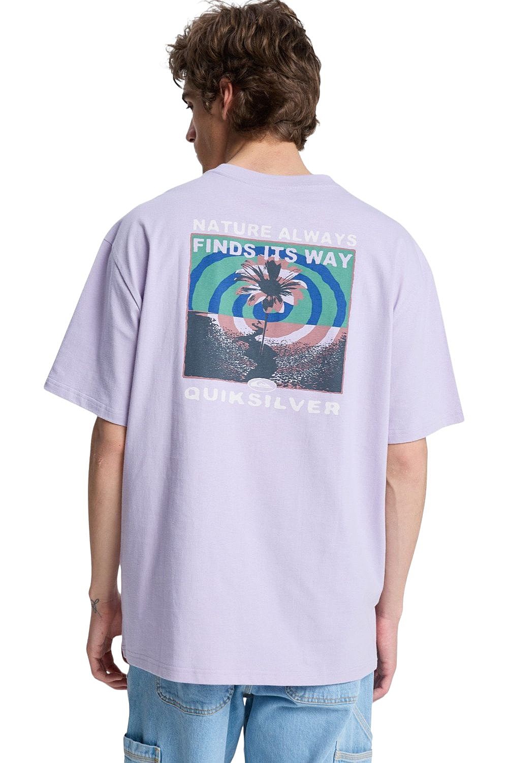 koszulka Quiksilver Upside Down - PFJ0/Orchid Petal - men´s