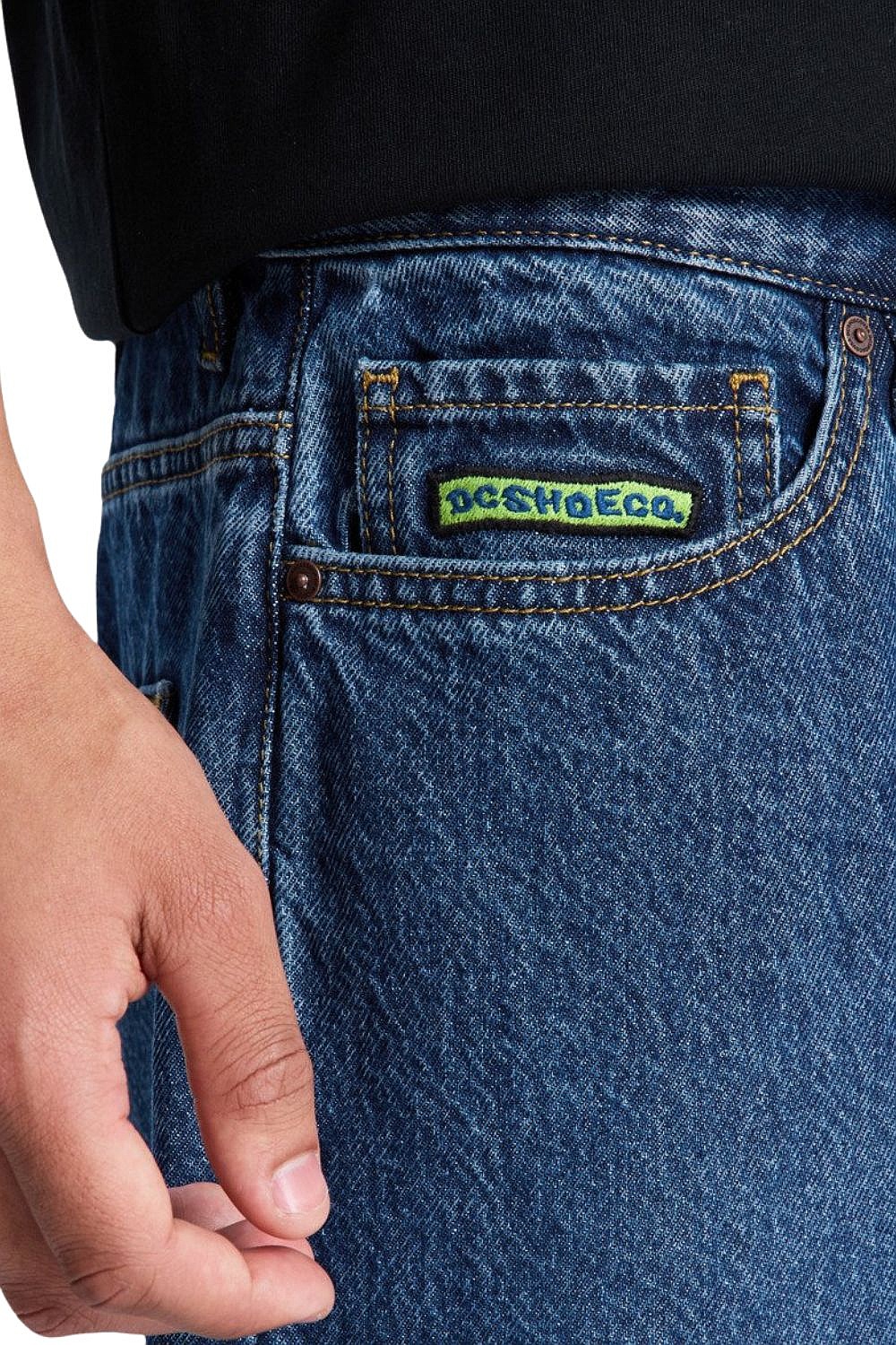 spodenki DC Baggy Denim - BLCW/Stone Indigo - men´s