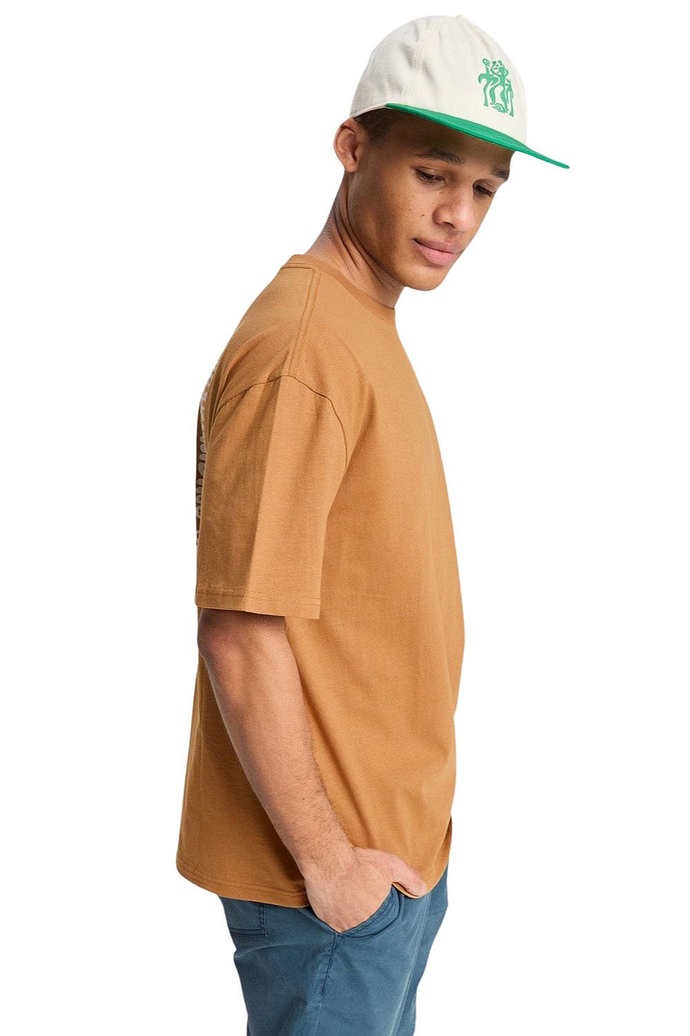 koszulka Quiksilver Serenity Splash - CMK0/Tobacco Brown - men´s