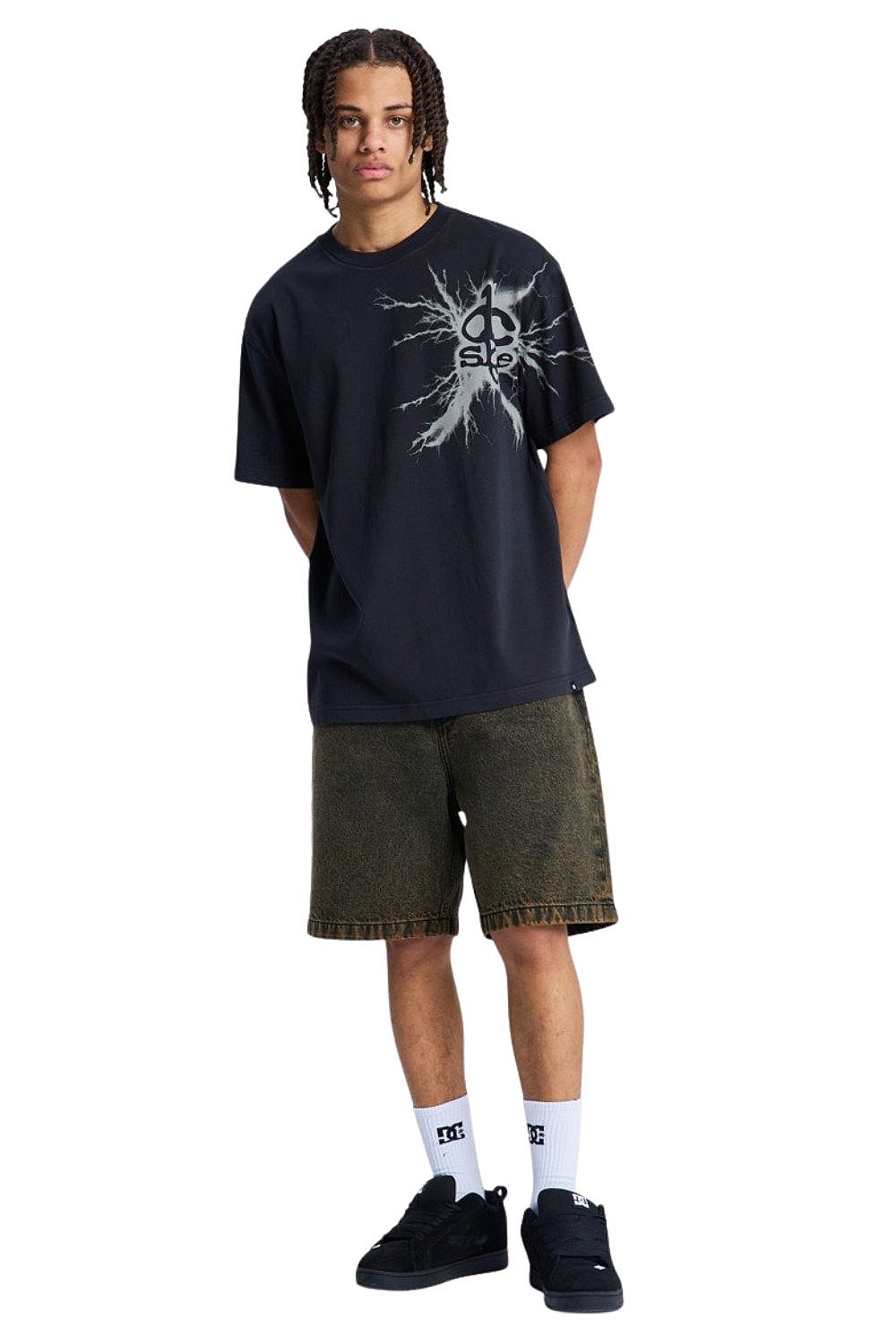 spodenki DC Baggy Denim - GKH0/Golden Olive - men´s