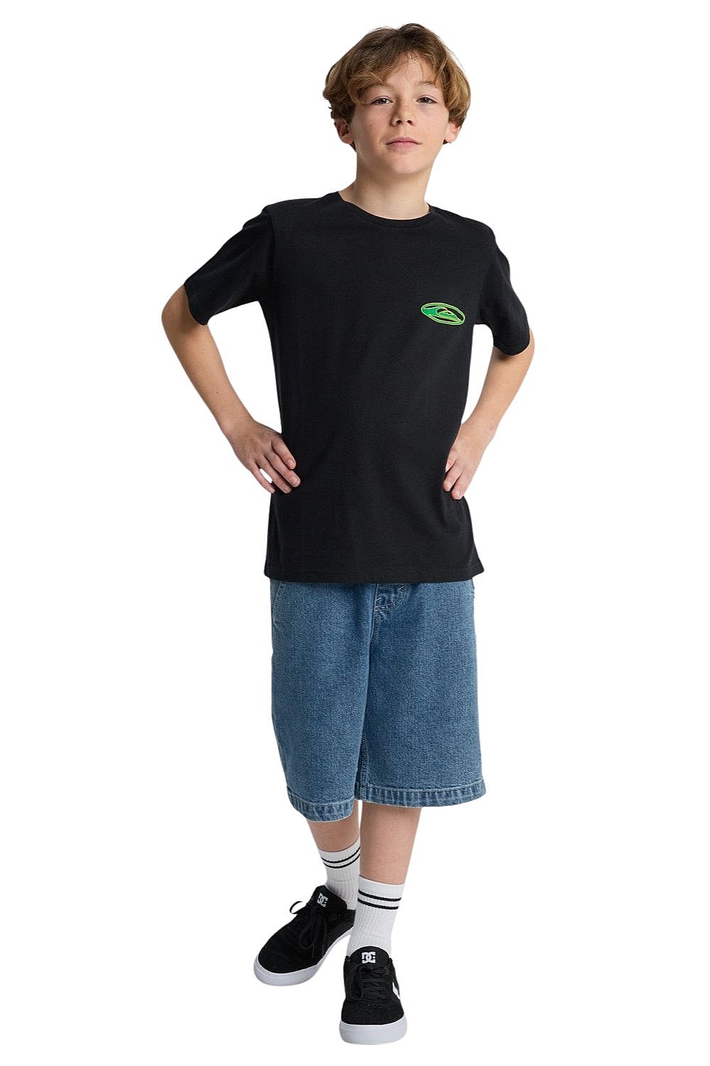 koszulka Quiksilver Quik Globe - KVJ0/Black - boy´s