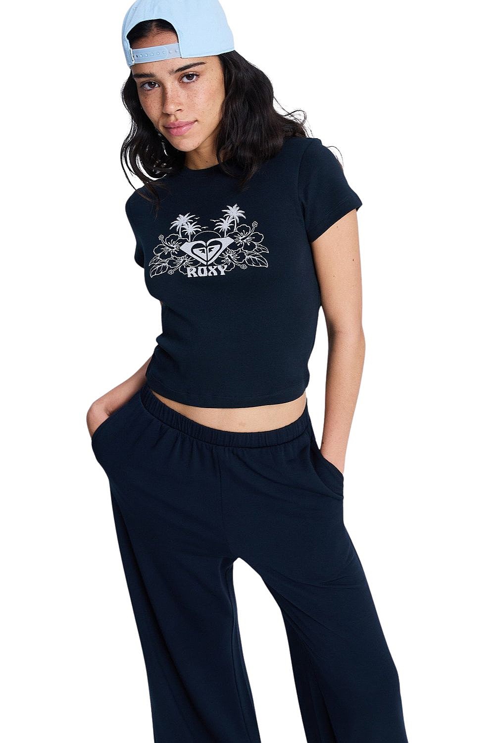 koszulka Roxy Beach Love - KVJ0/Anthracite - women´s