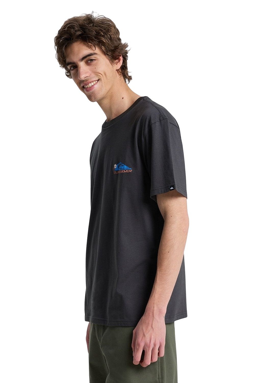 T-shirt Quiksilver Ev Barrel Paradise - KTA0/Tarmac - men´s