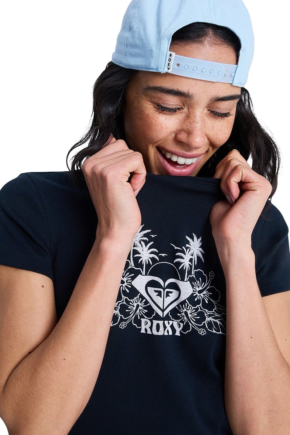 koszulka Roxy Beach Love - KVJ0/Anthracite - women´s