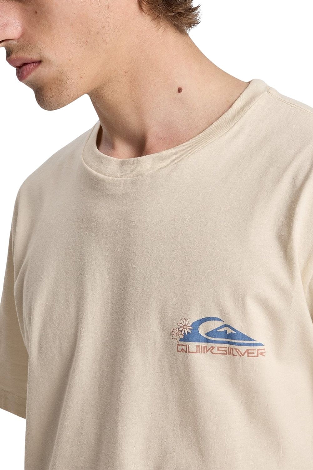 tričko Quiksilver Ev Barrel Paradise - WBS0/Bone White