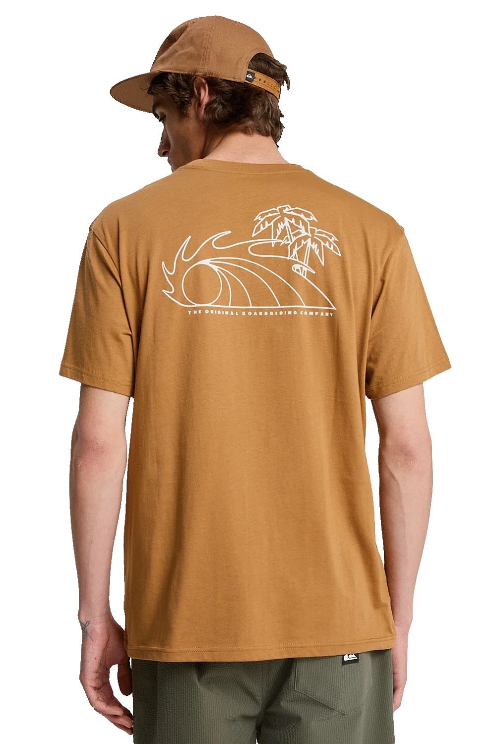 T-Shirt Quiksilver Bliss Point - CMK0/Tobacco Brown - men´s