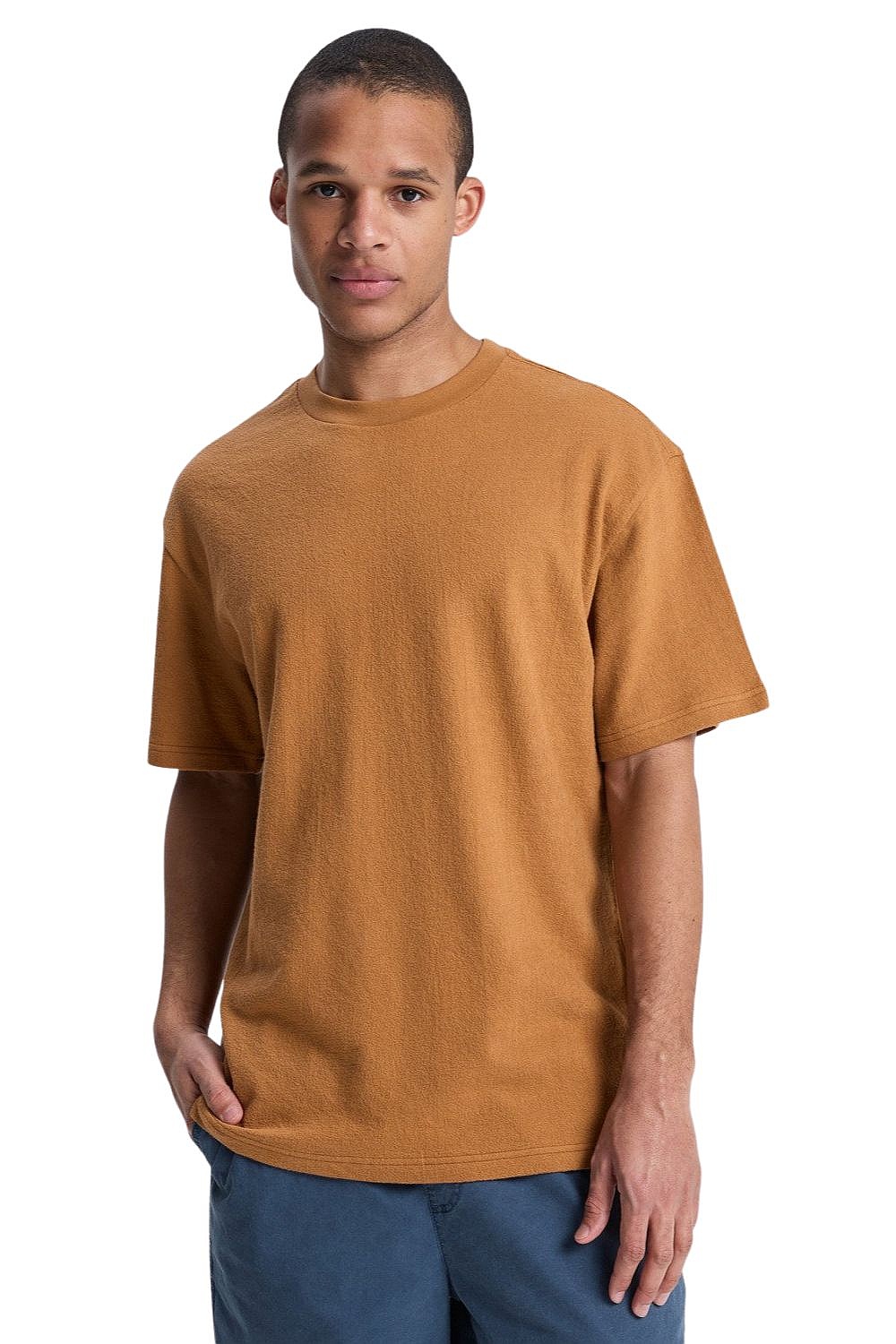 koszulka Quiksilver Bayi - CMK0/Tobacco Brown - men´s