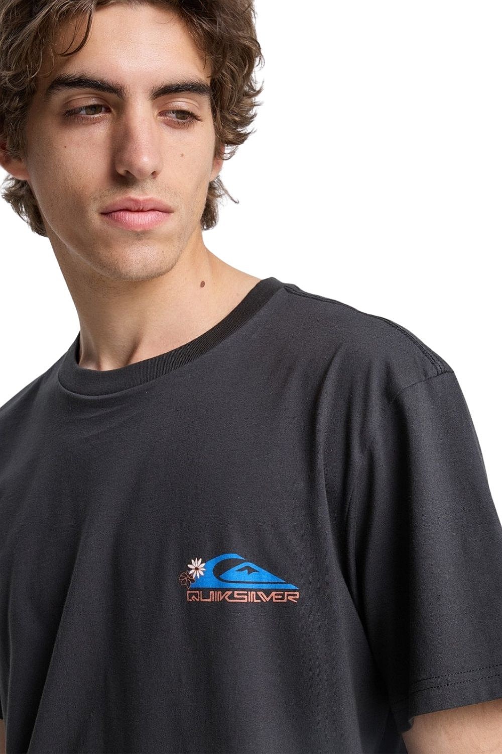 T-shirt Quiksilver Ev Barrel Paradise - KTA0/Tarmac - men´s