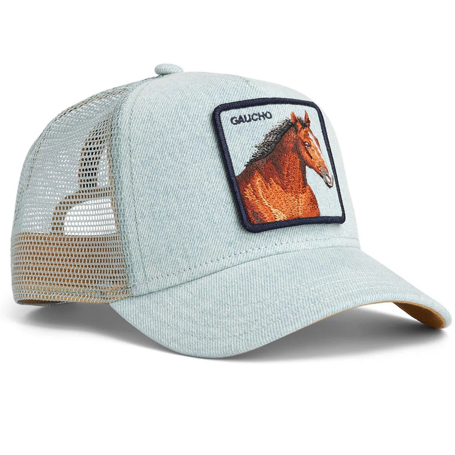 czapka z daszkiem Goorin Bros. Denim Gaucho Trucker - Light Denim