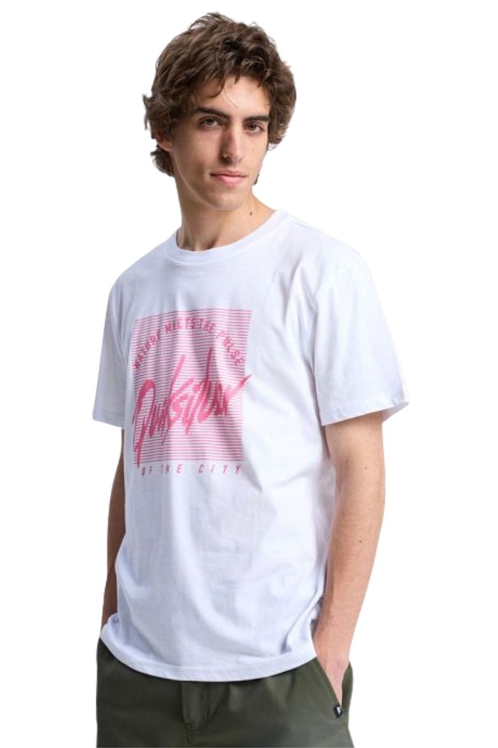 koszulka Quiksilver Retro Mood - WBB0/White - men´s