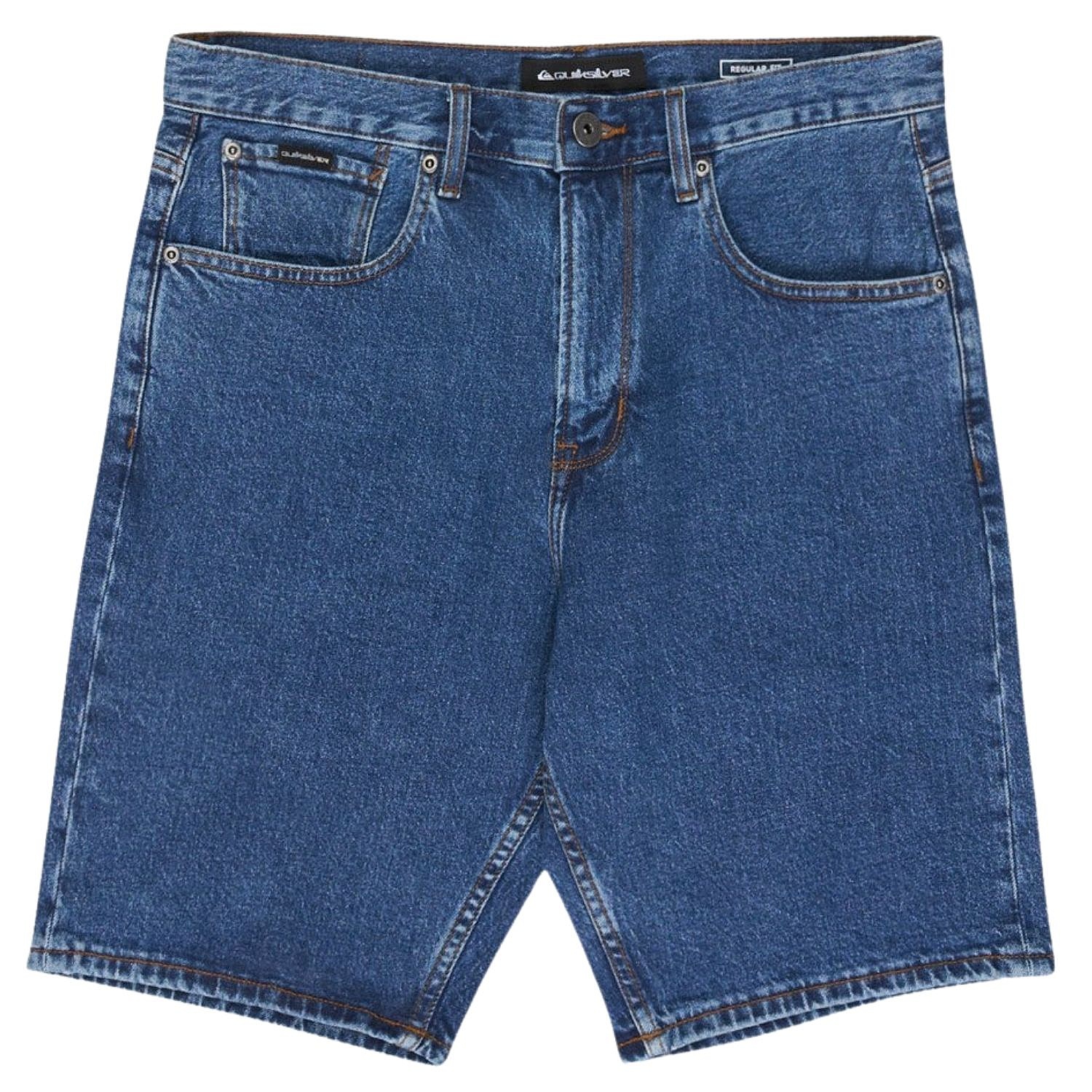 Shorts Quiksilver Regular Denim - BLCW/Stone Indigo - men´s